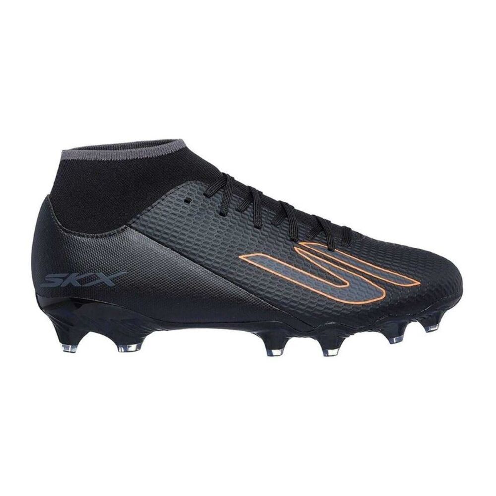Skechers Mens SKX_2 Academy Firm Ground Football Boots / Black/Orange